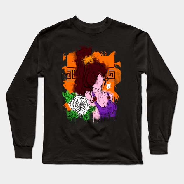 Megara Long Sleeve T-Shirt by kakunat